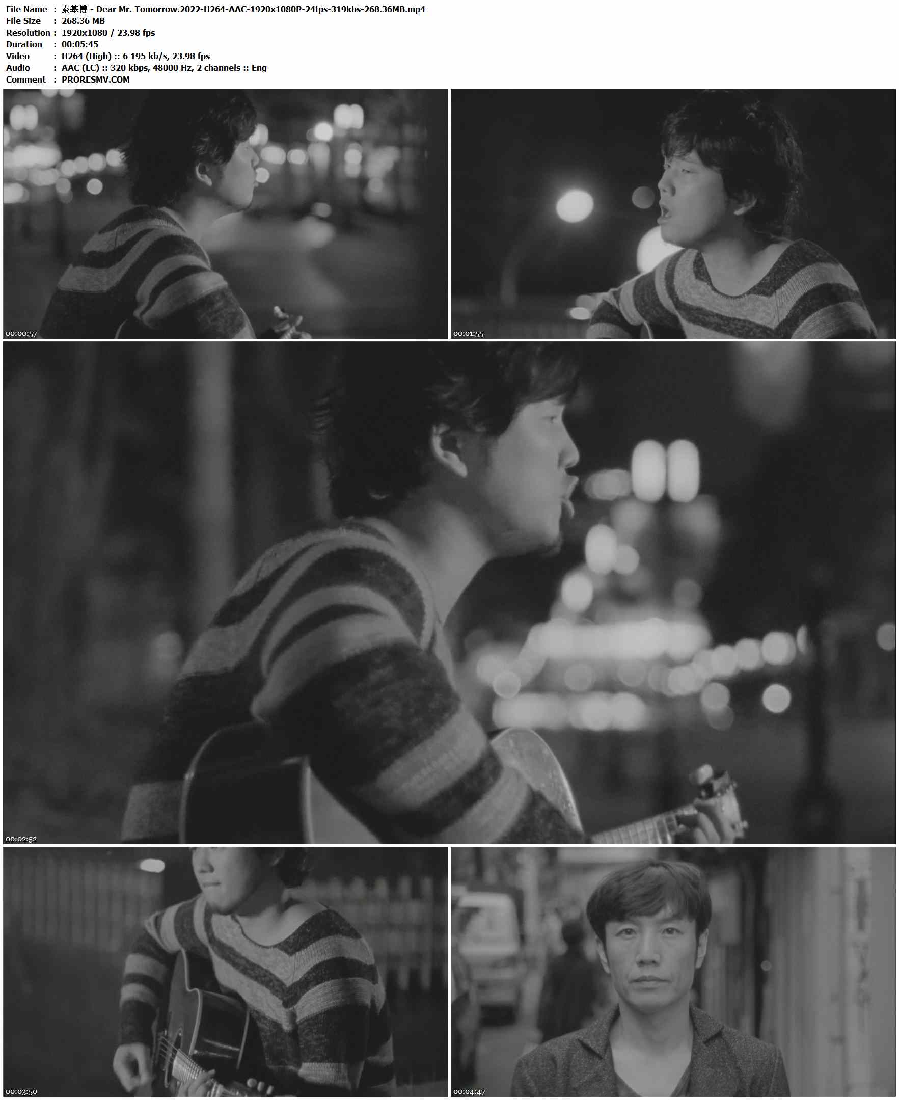秦基博 - Dear Mr. Tomorrow.2022-H264-AAC-1920x1080P-24fps-319kbs-268.36MB官方MV_高清MV